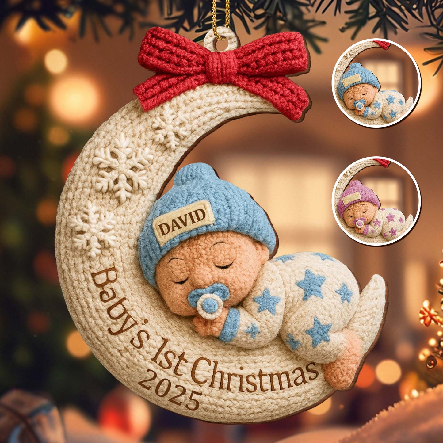 Baby's 1st Christmas, Baby On Moon