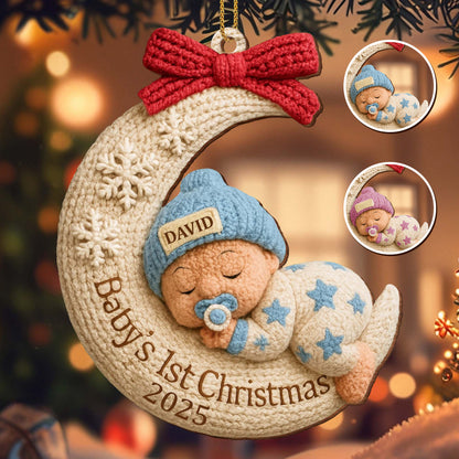 Baby's 1st Christmas, Baby On Moon