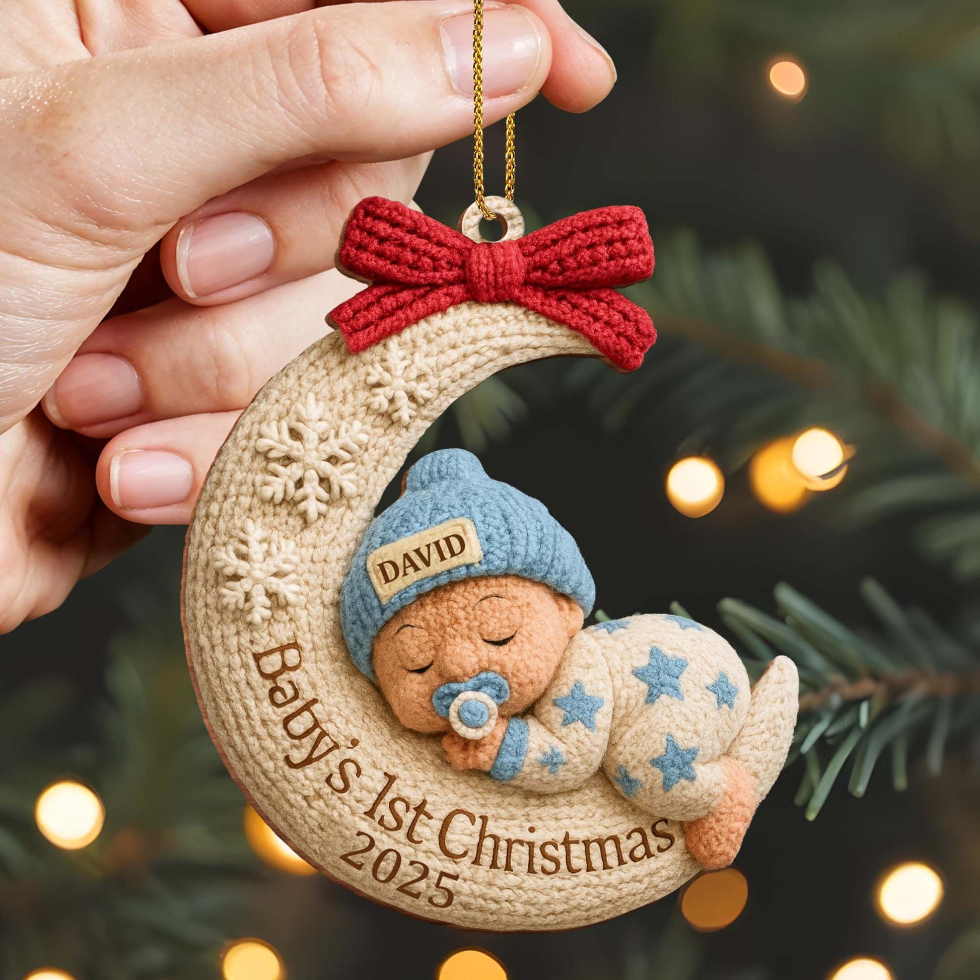 Baby's 1st Christmas, Baby On Moon