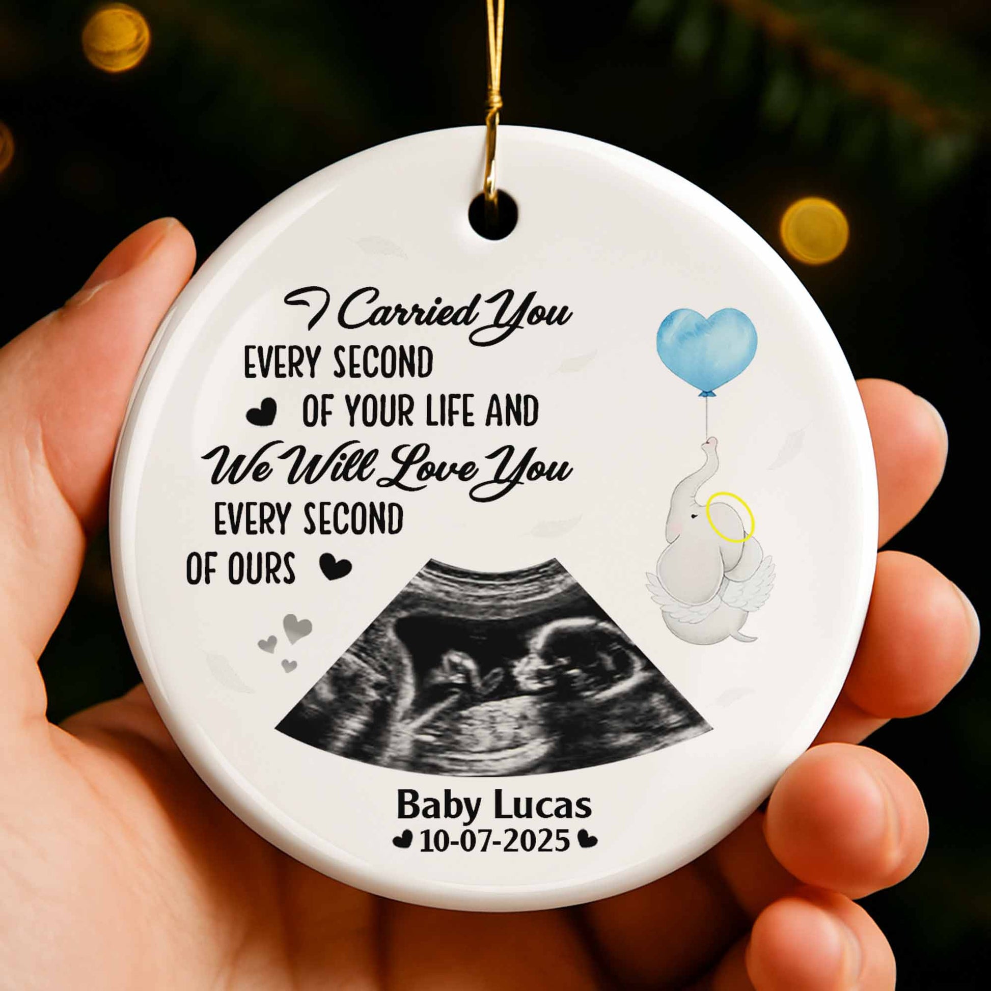 Carried You Every Second Of Your Life, Stork And Ultrasound Design