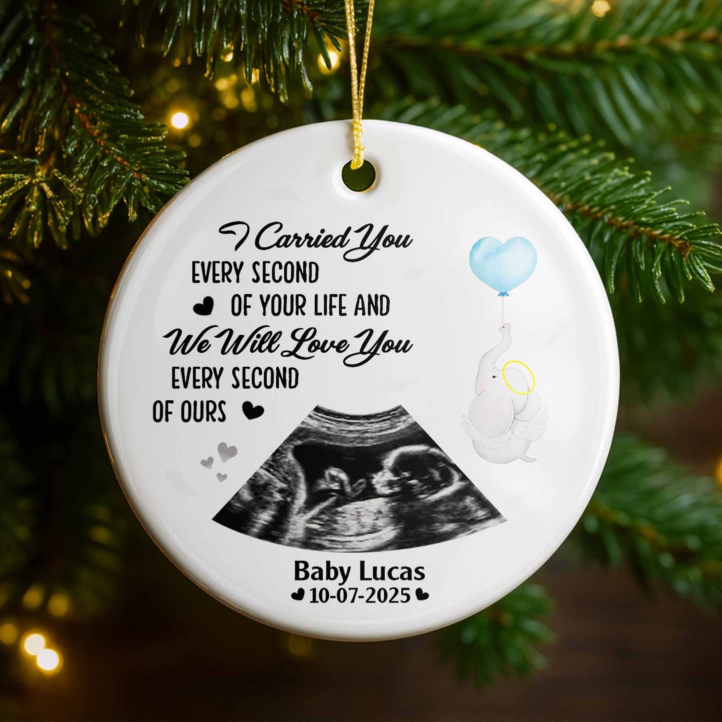 Carried You Every Second Of Your Life, Stork And Ultrasound Design