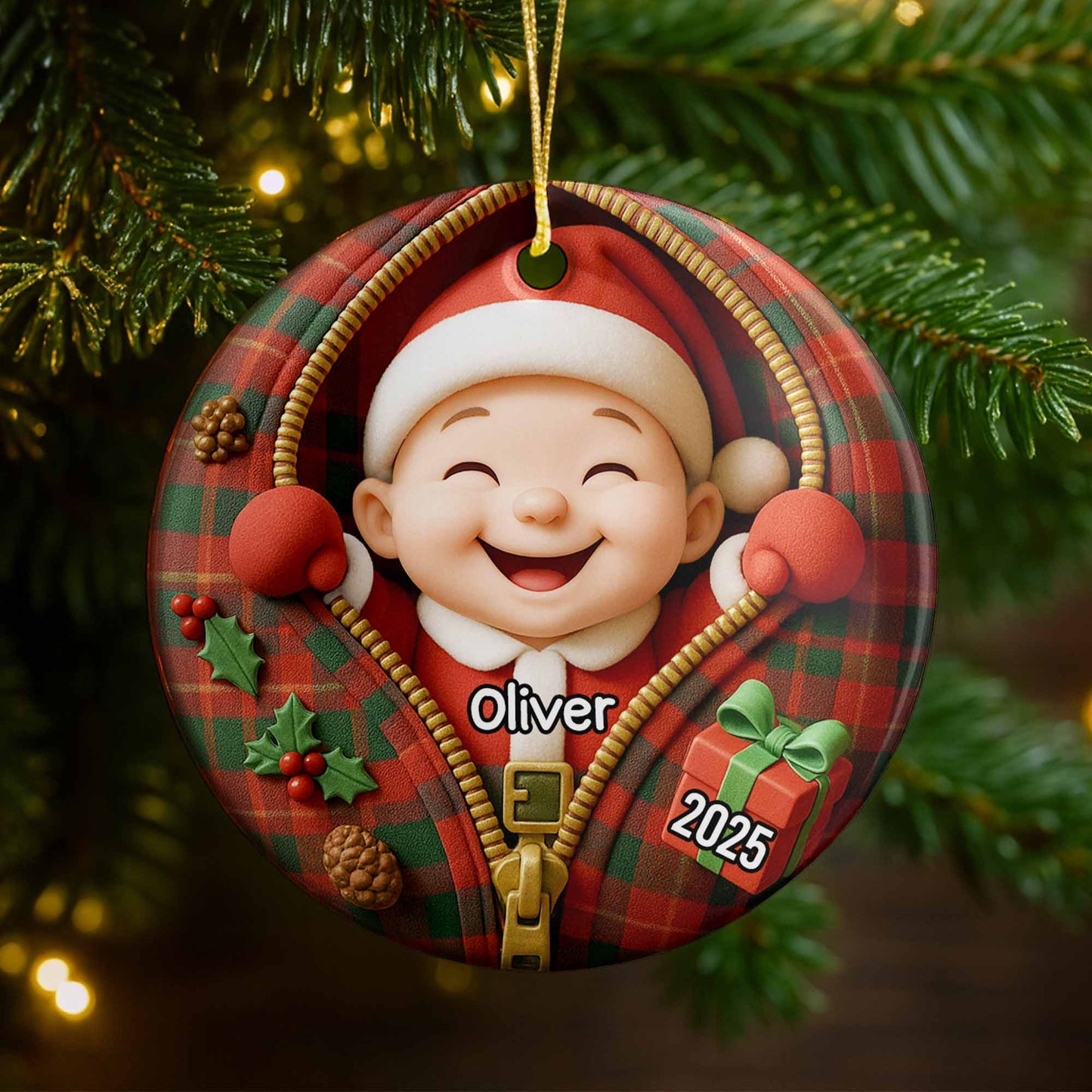 Celebrate Timeless Christmas Cheer With Festive Santa Ornament