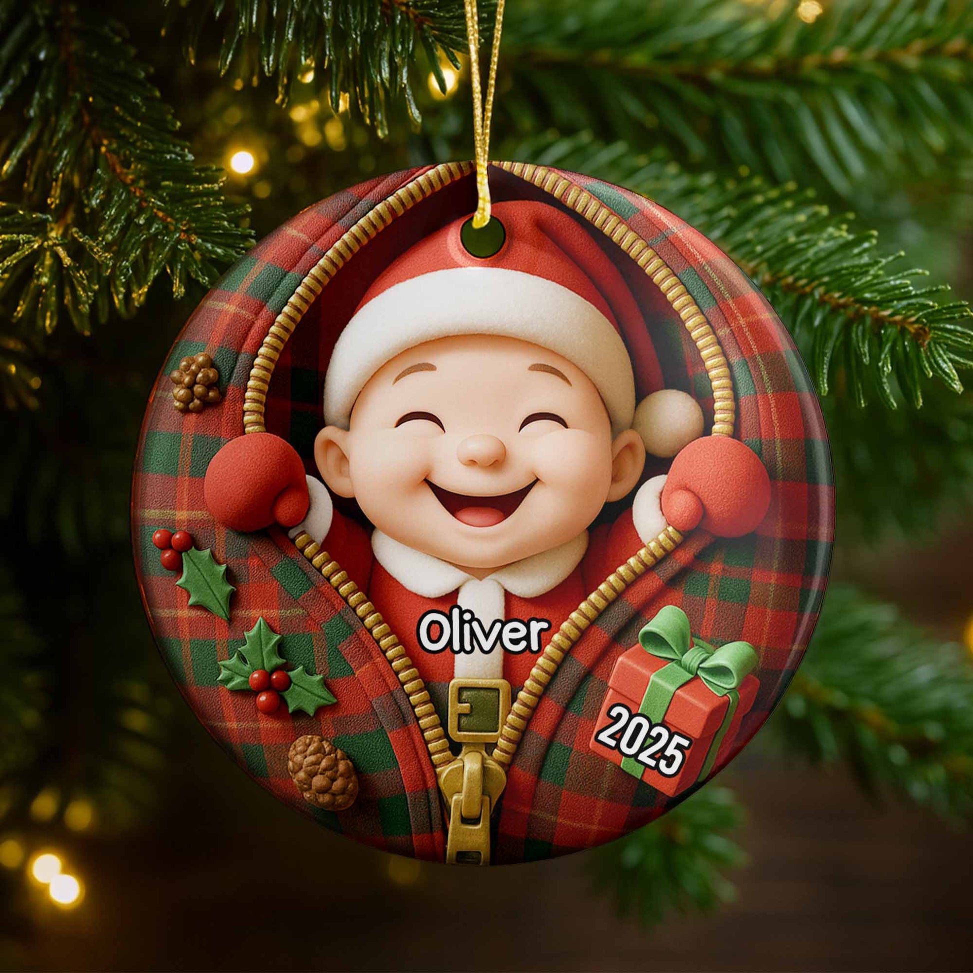Celebrate Timeless Christmas Cheer With Festive Santa Ornament