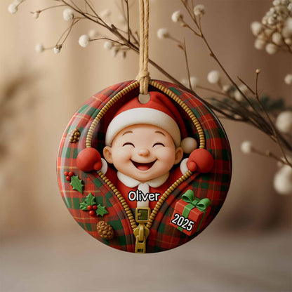 Celebrate Timeless Christmas Cheer With Festive Santa Ornament