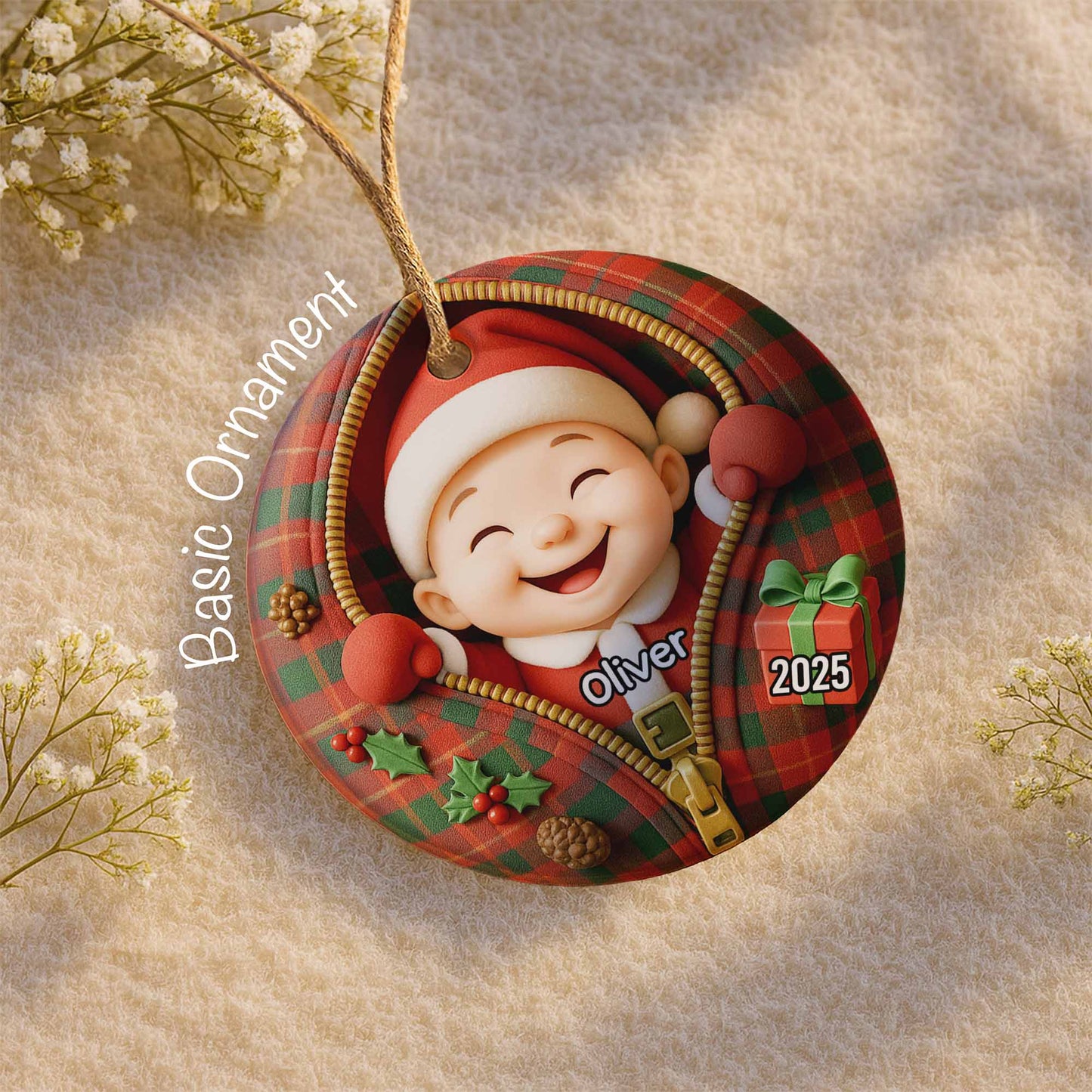 Celebrate Timeless Christmas Cheer With Festive Santa Ornament