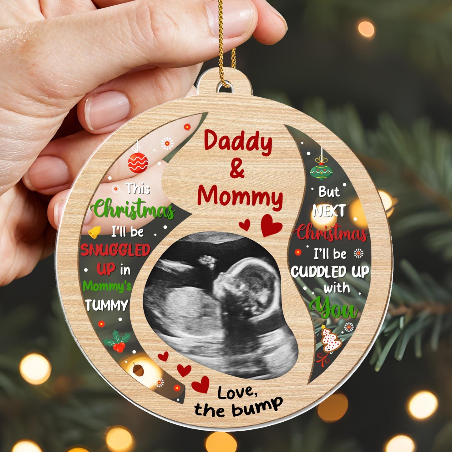 This Christmas I'll Be Snuggled Up In Mommy's Tummy