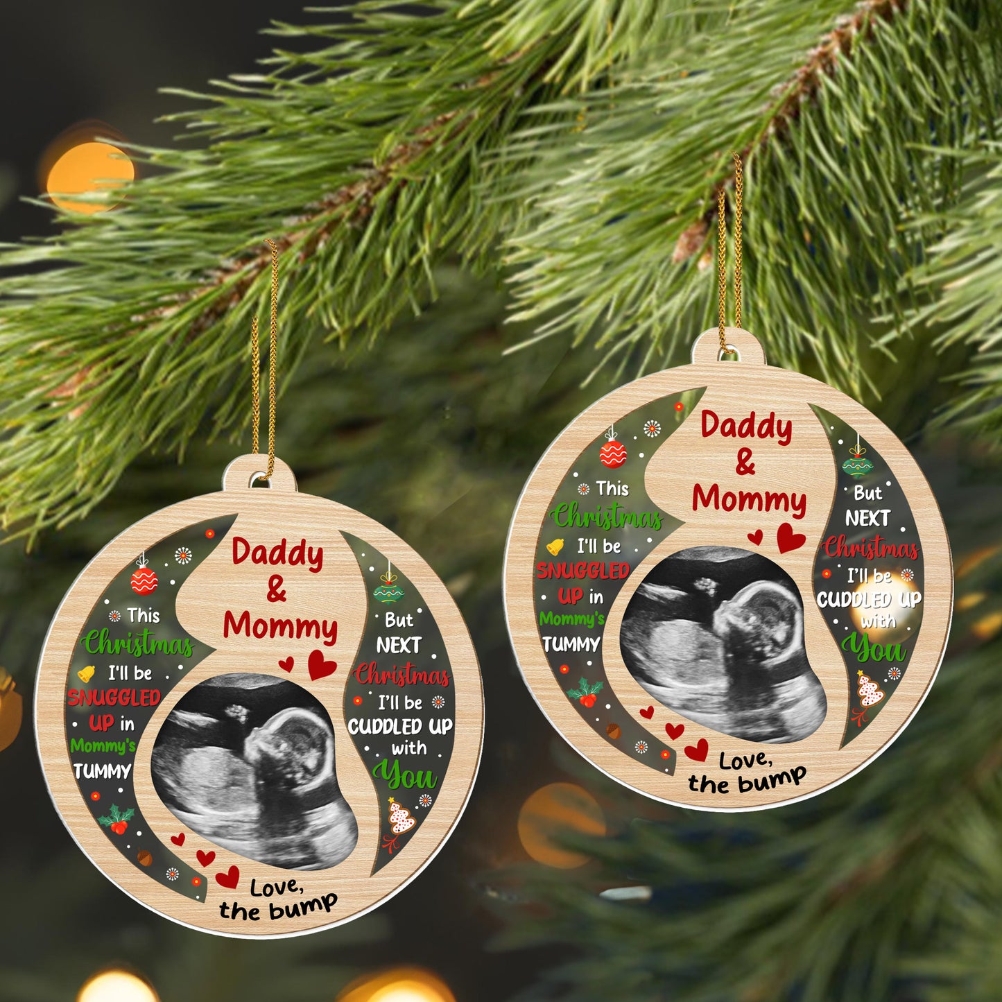 This Christmas I'll Be Snuggled Up In Mommy's Tummy