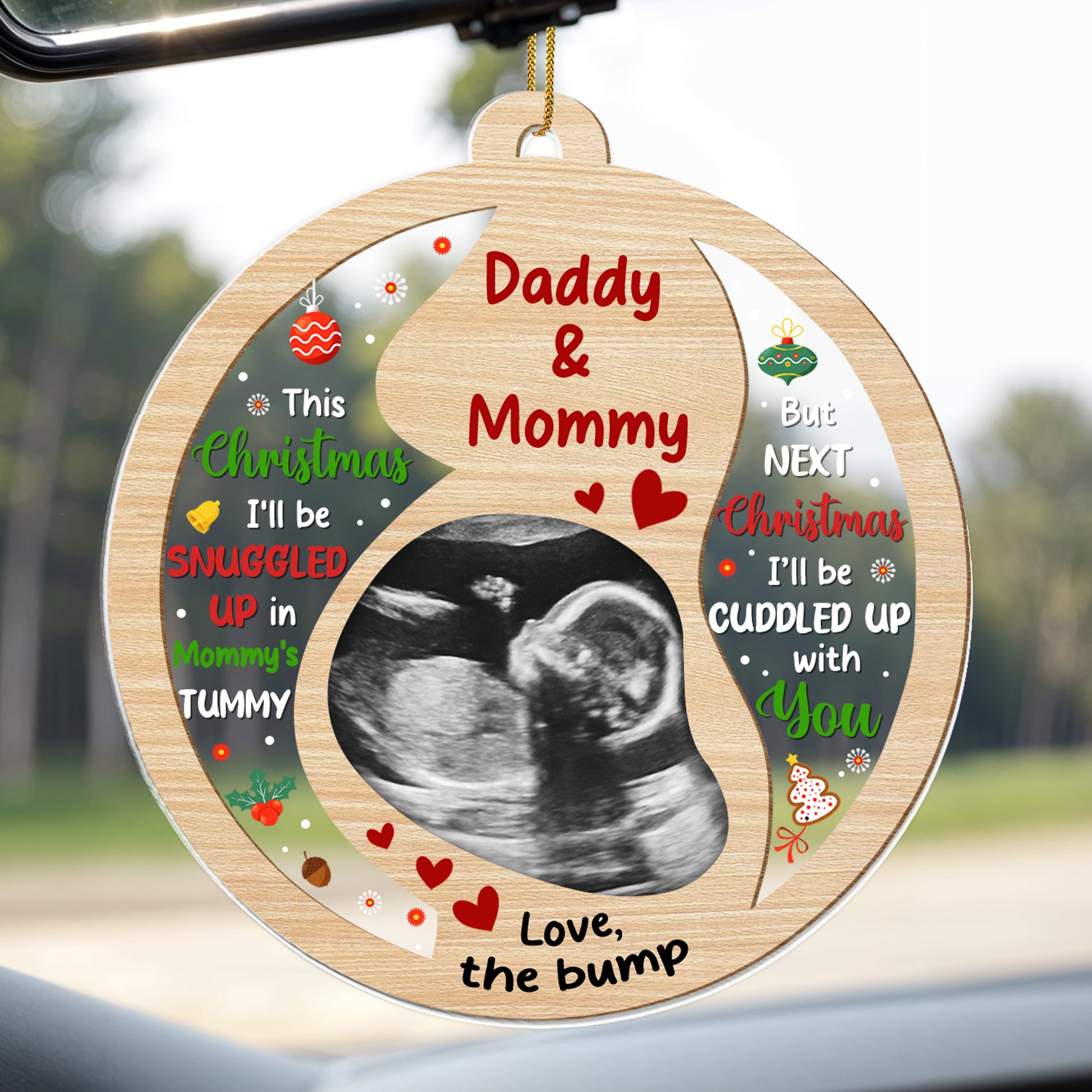 This Christmas I'll Be Snuggled Up In Mommy's Tummy