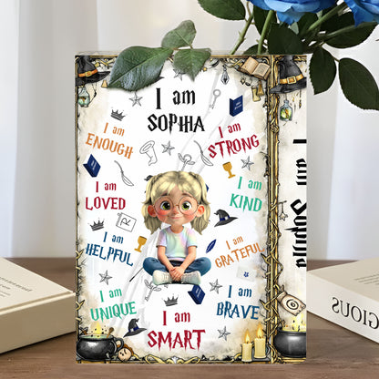 I Am Enough, I Am Loved, Graduation Cap, Books, Candle