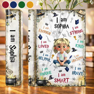 I Am Enough, I Am Loved, Graduation Cap, Books, Candle
