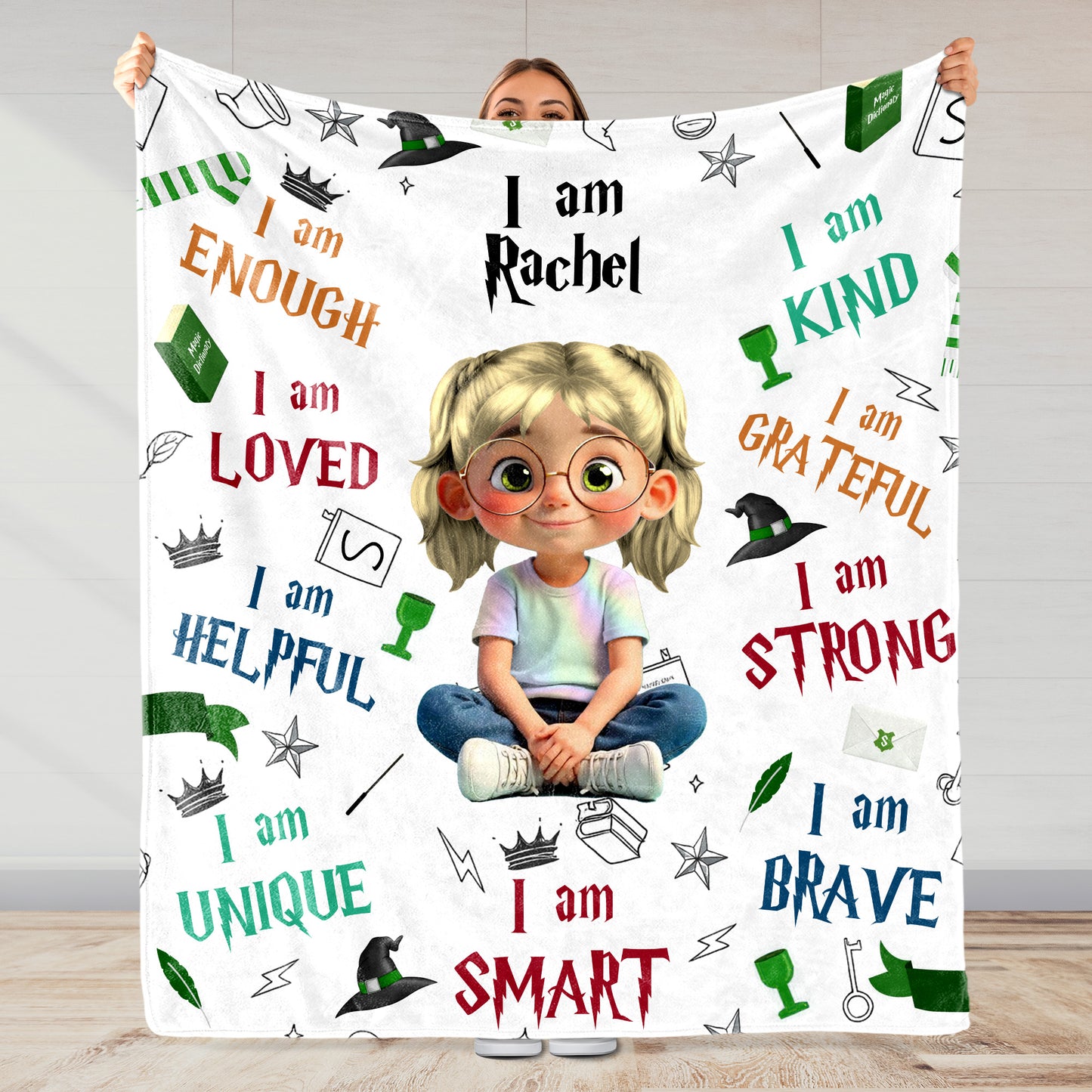 I Am Enough, I Am Loved, Strong and Brave Girl