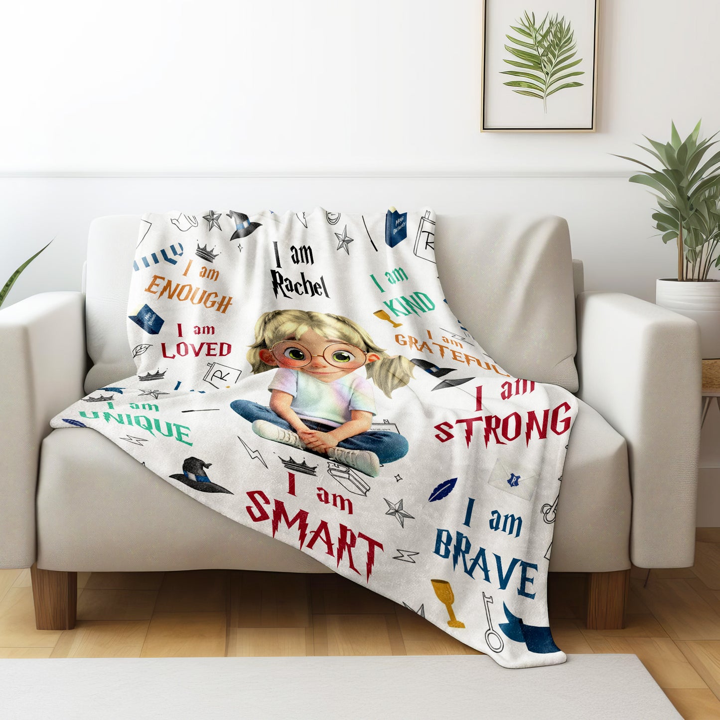 I Am Enough, I Am Loved, Strong and Brave Girl