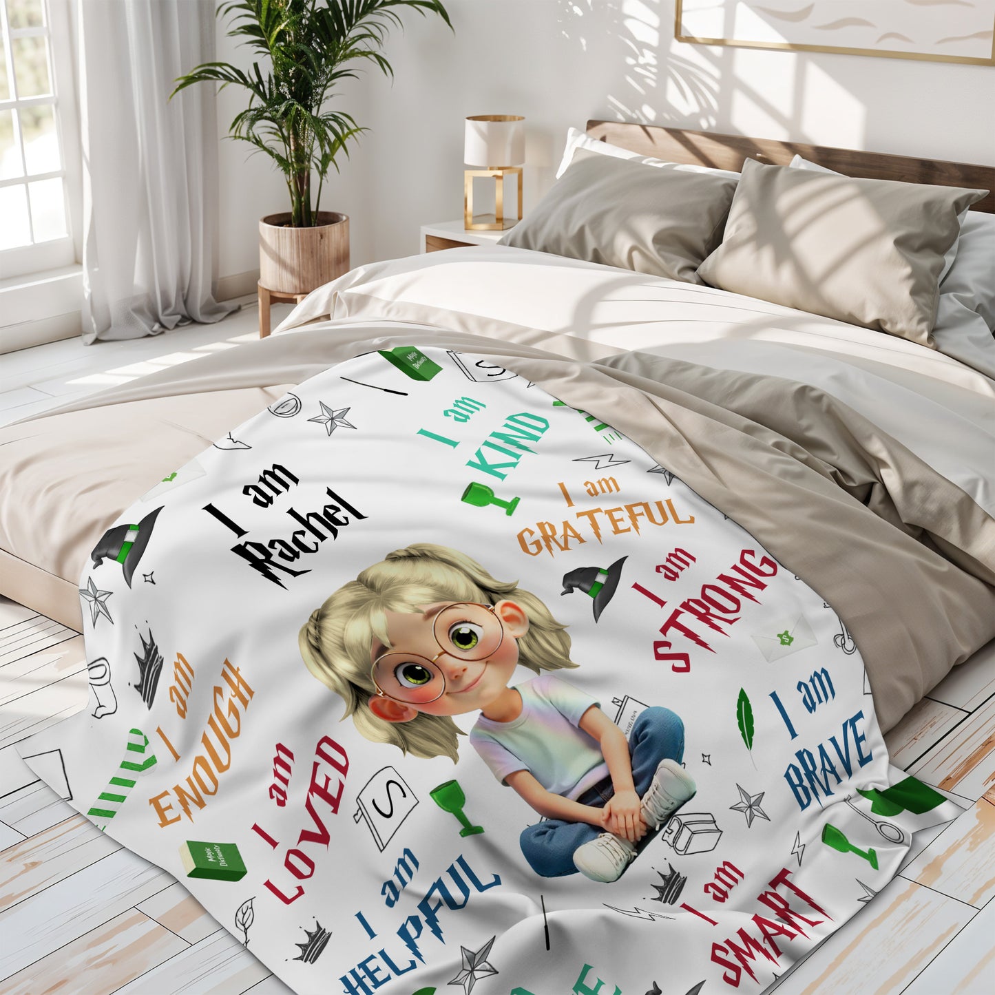 I Am Enough, I Am Loved, Strong and Brave Girl