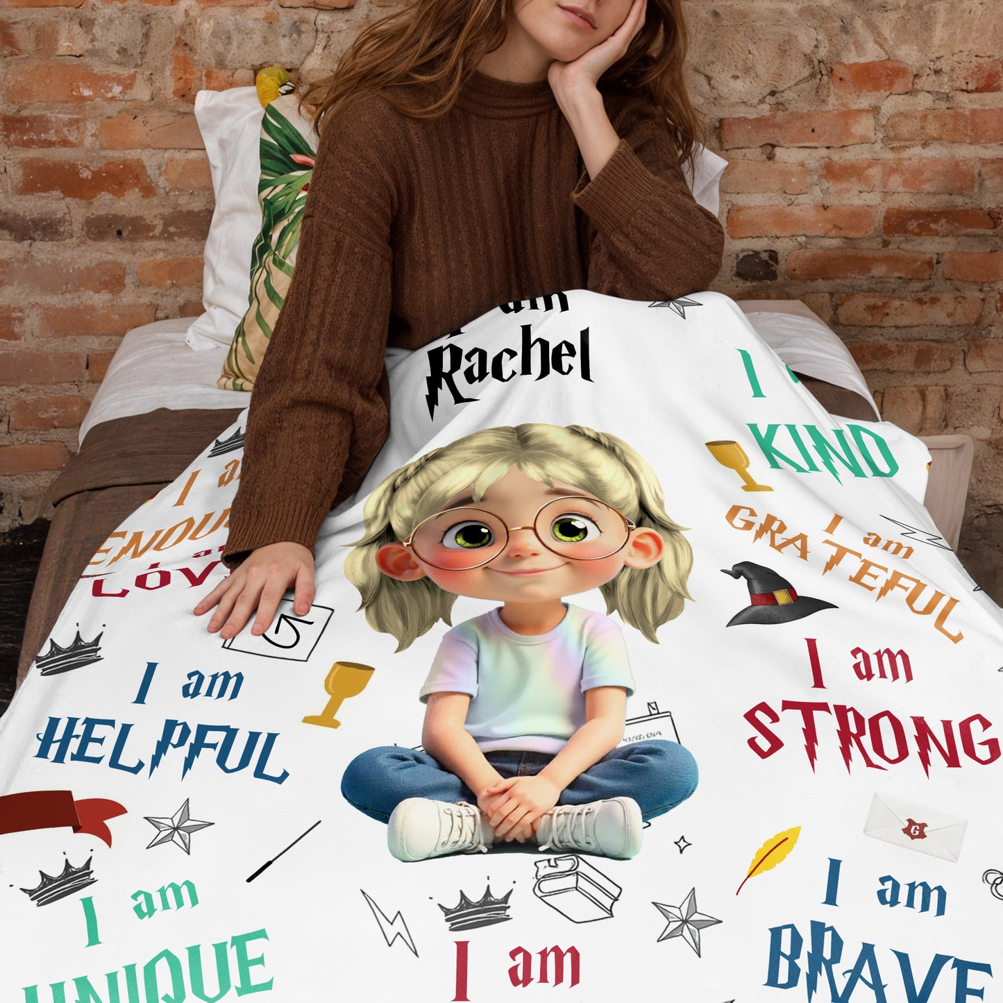 I Am Enough, I Am Loved, Strong and Brave Girl