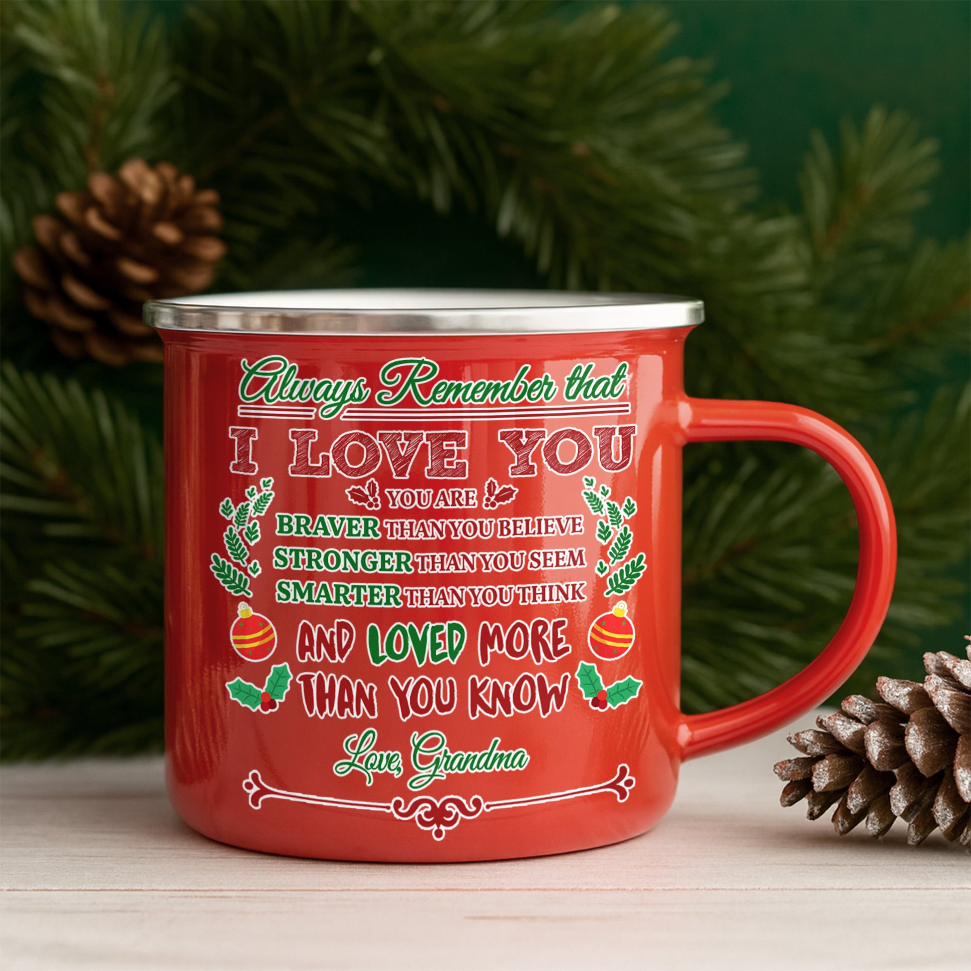 To My Granddaughter With Cartoon Girl And Snowflakes