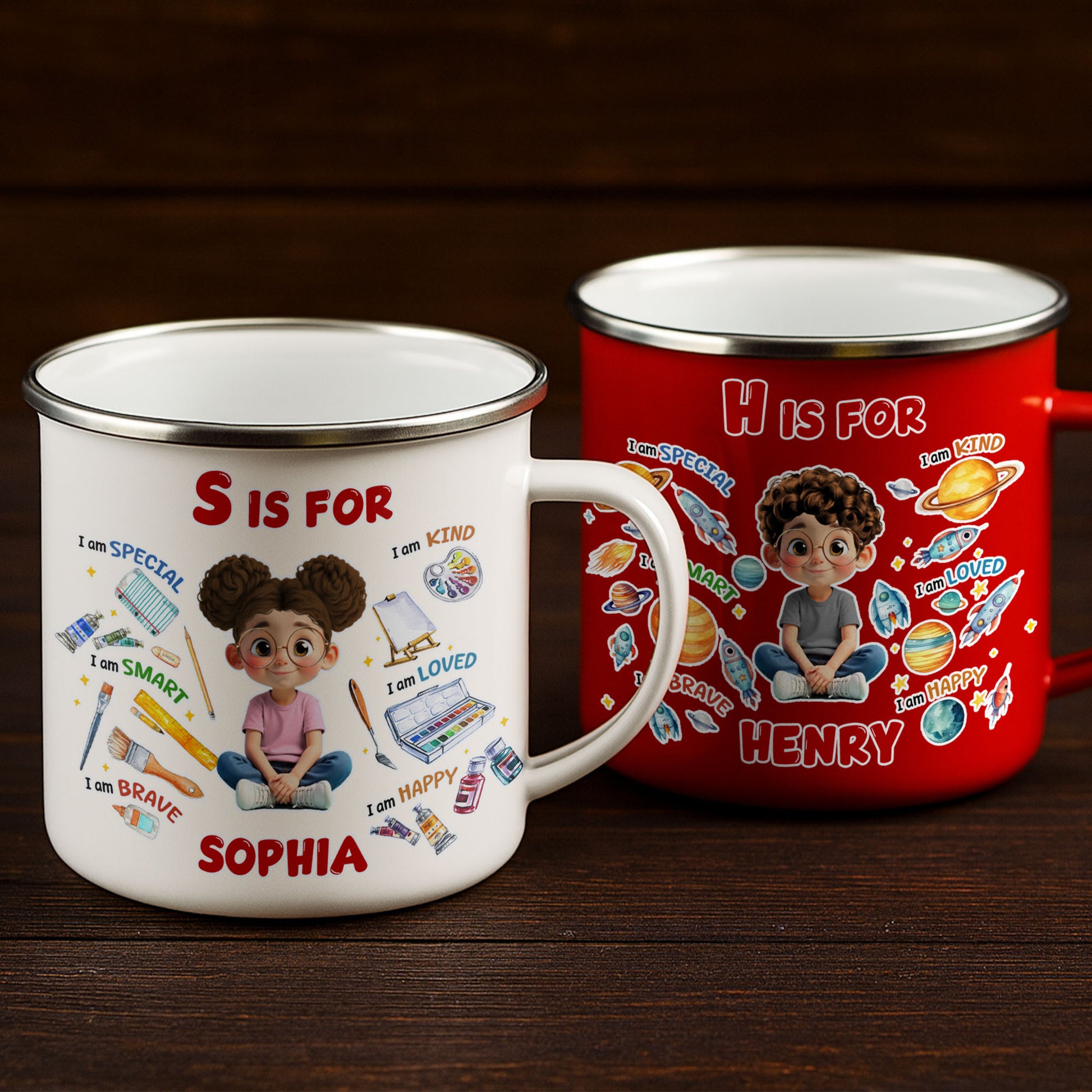 S Is For Special, Kind, Smart Custom Mug