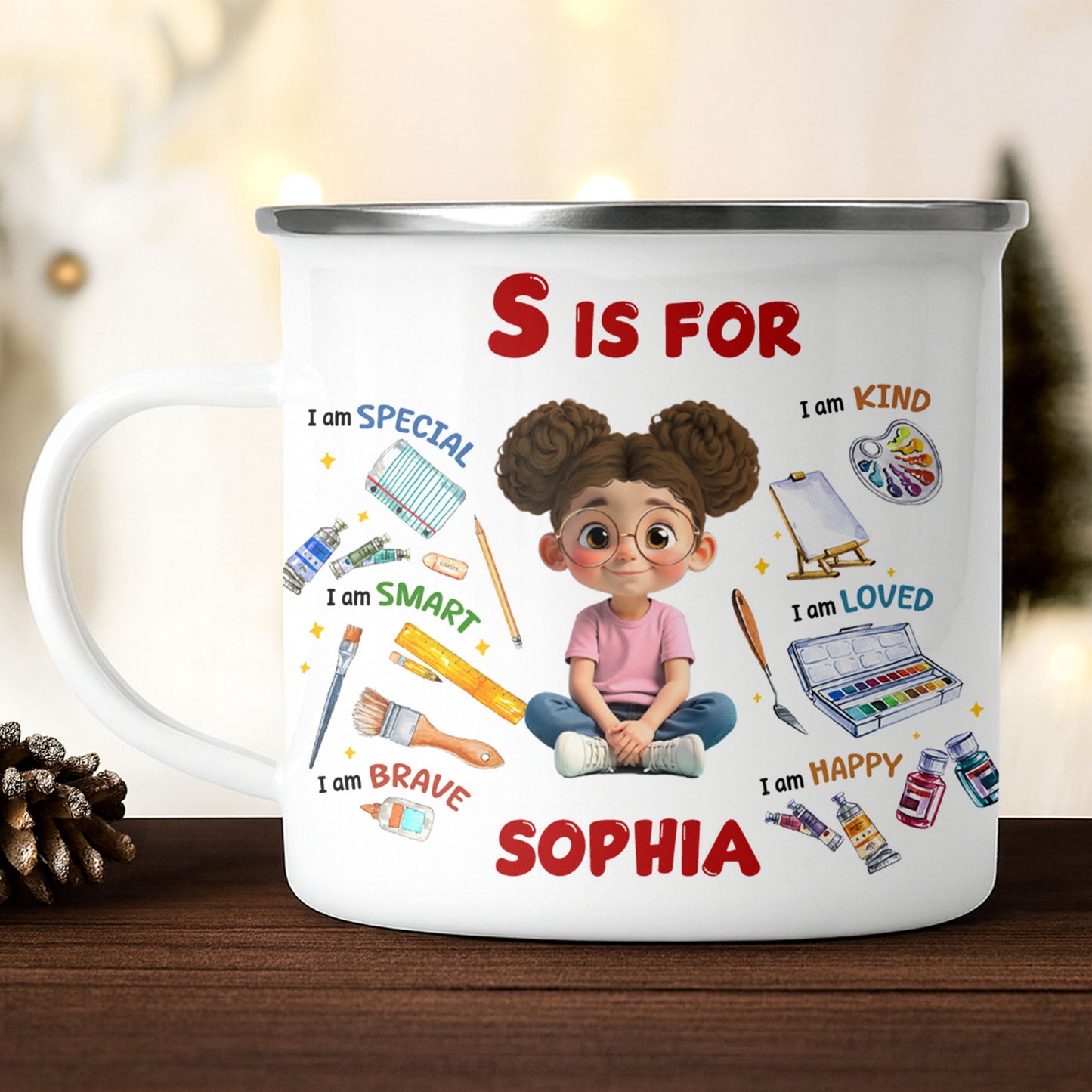 S Is For Special, Kind, Smart Custom Mug