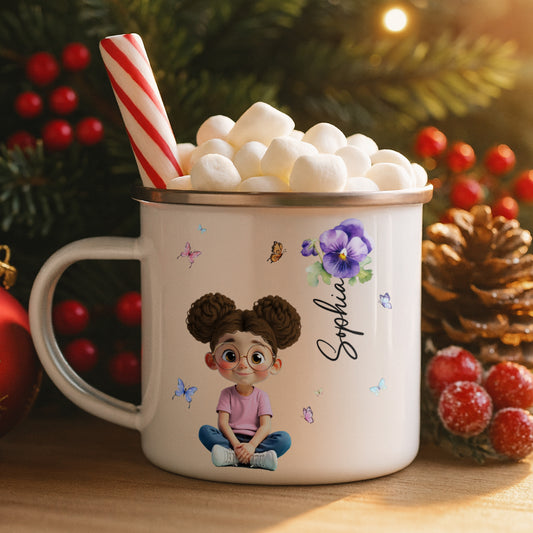 Create Magical Moments, Girl And Butterflies