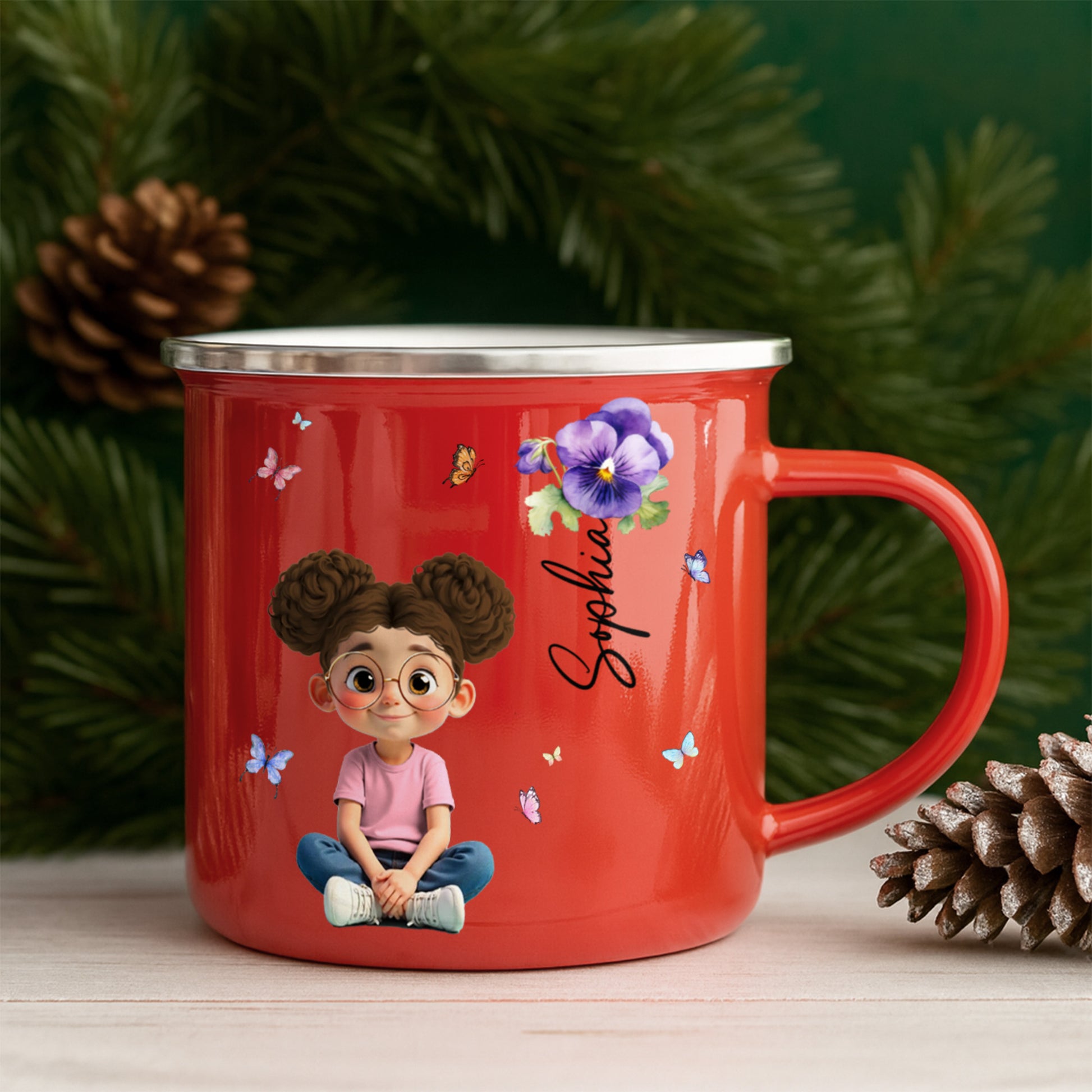 Create Magical Moments, Girl And Butterflies