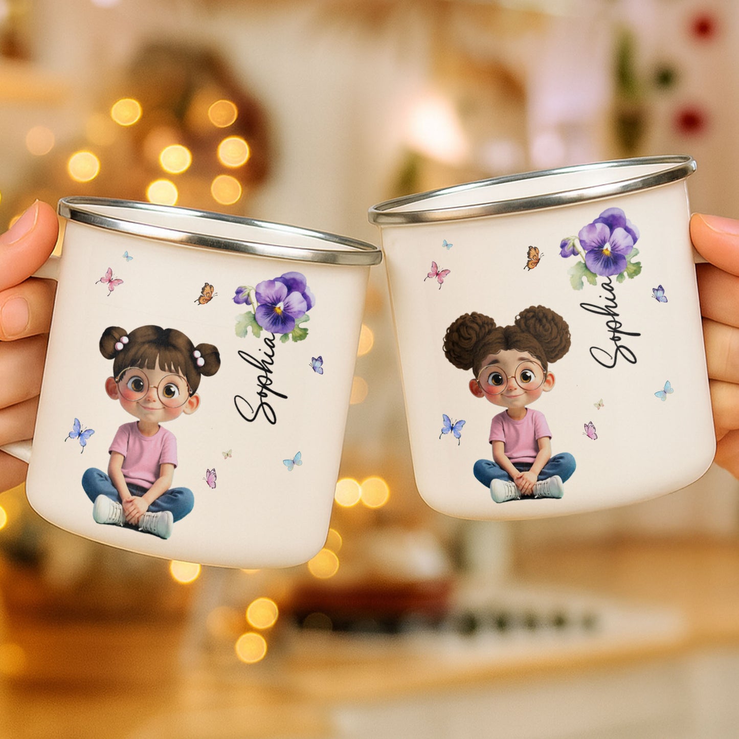 Create Magical Moments, Girl And Butterflies