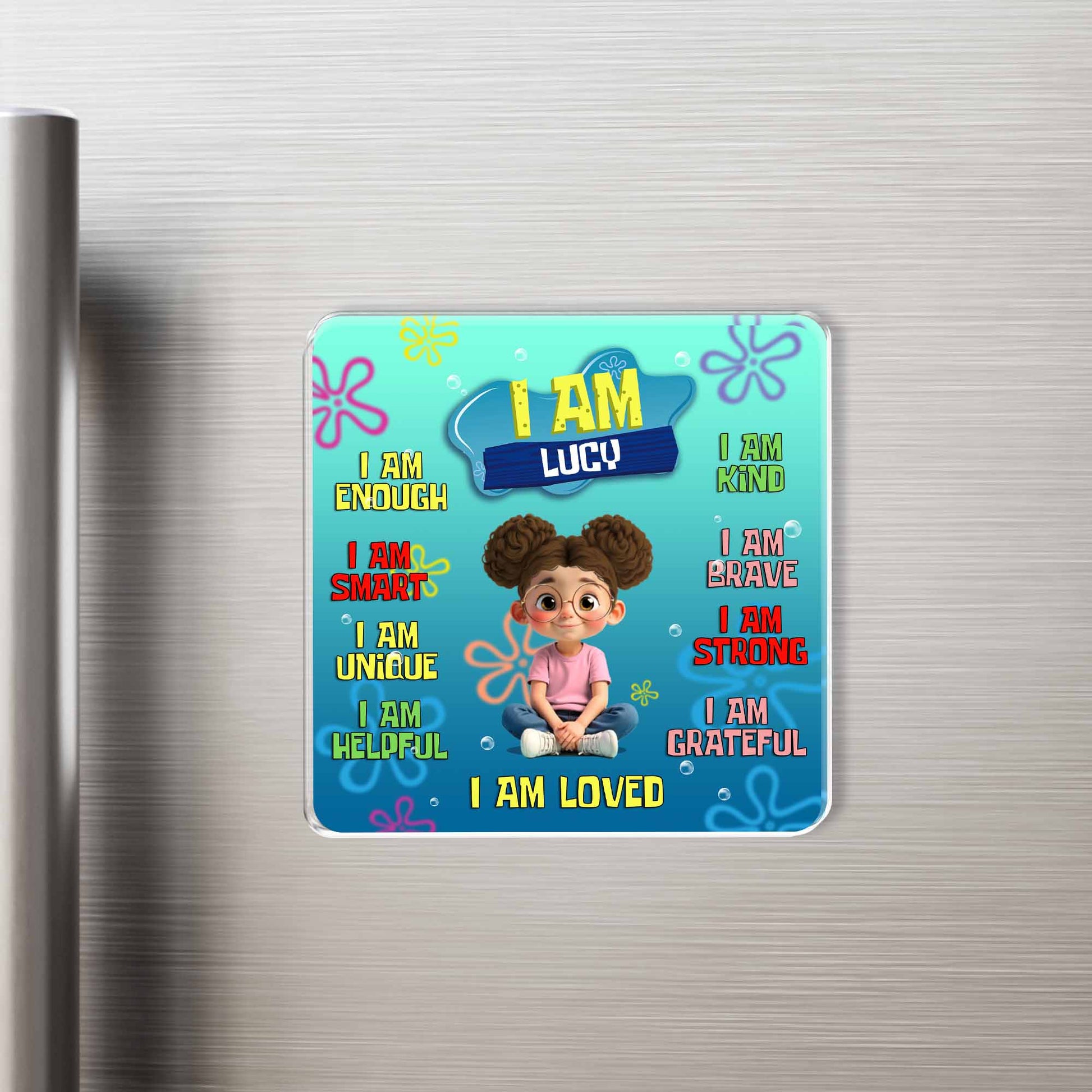 I Am Enough, Smart, Unique, Positive Affirmation Magnet