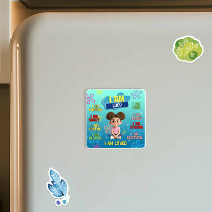 I Am Enough, Smart, Unique, Positive Affirmation Magnet