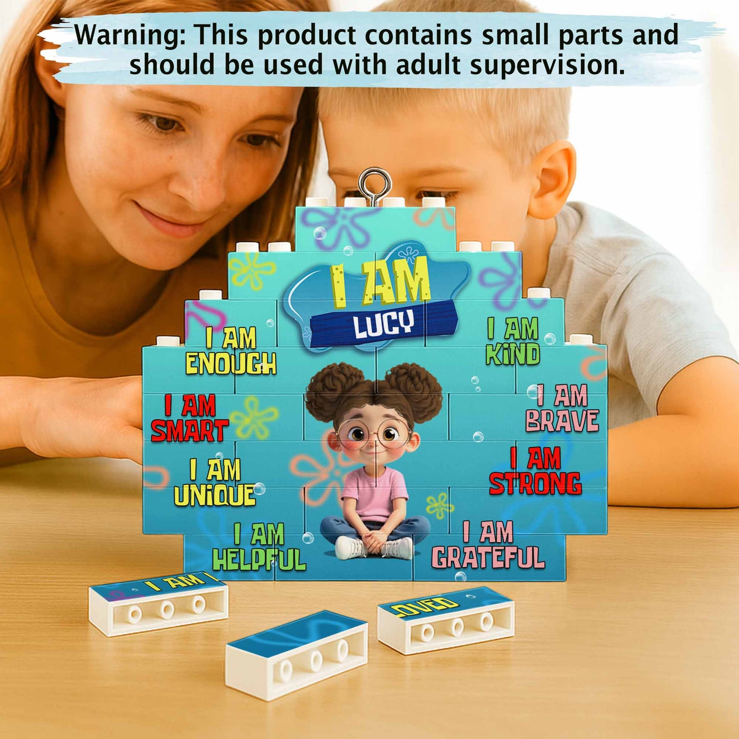 I Am Smart, I Am Brave, I Am Strong Puzzle Ornament