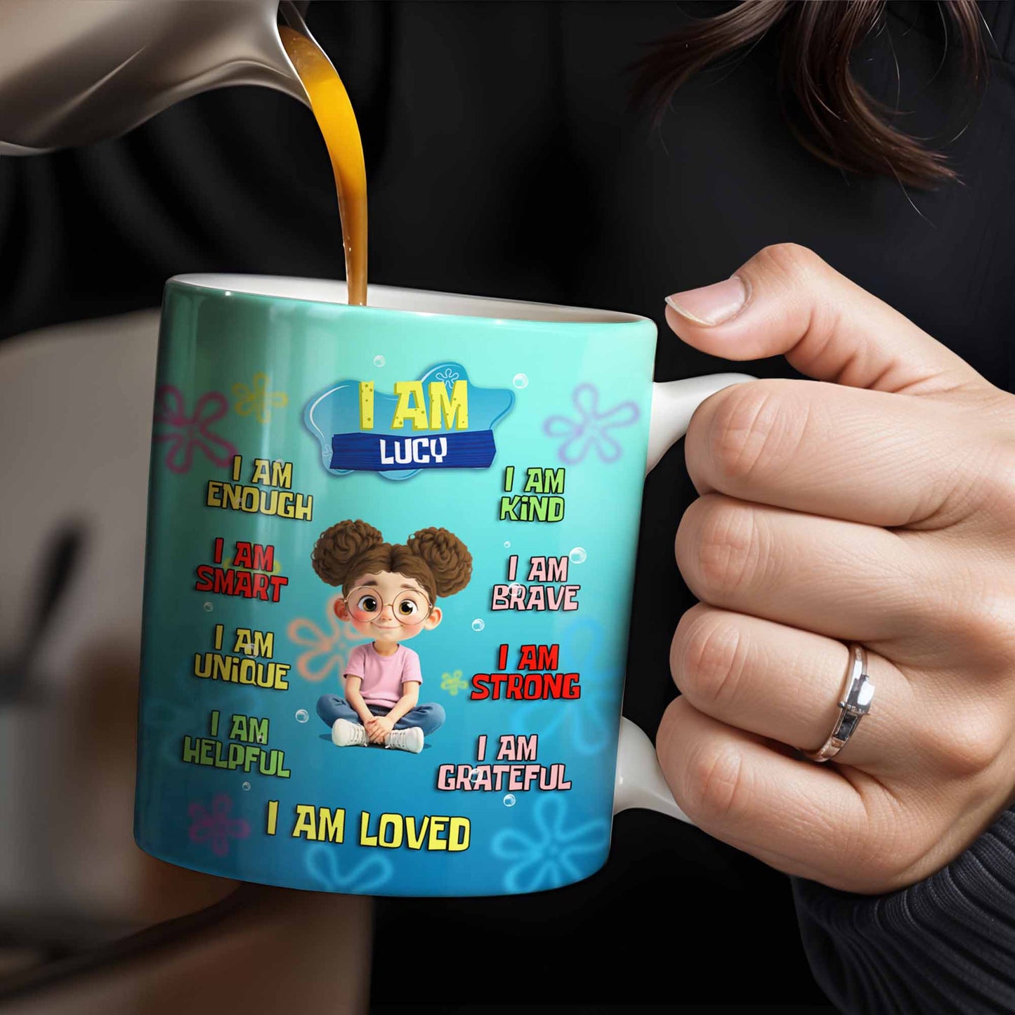 I Am Enough, Kind, Smart, Brave, Strong, Unique, Loved