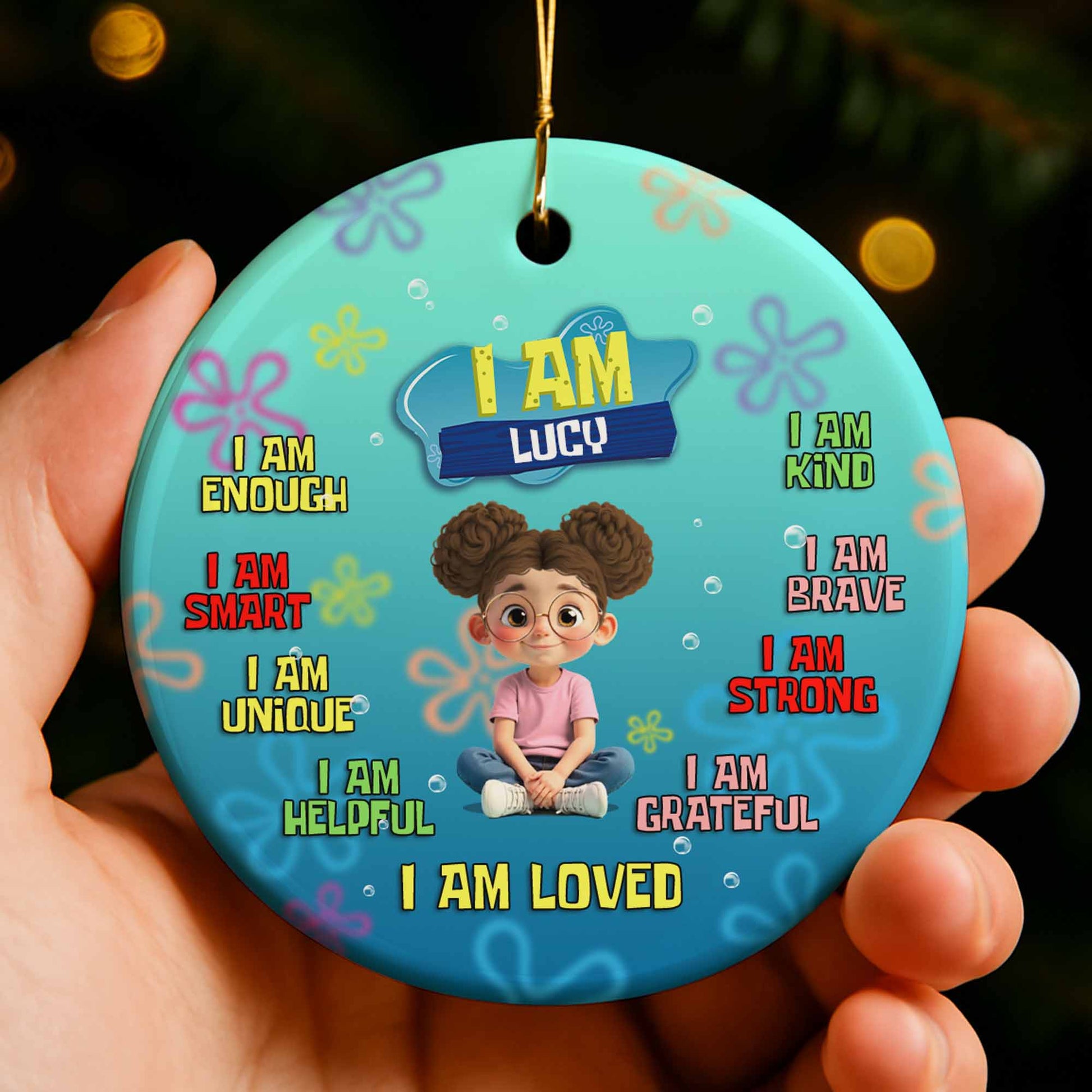 I Am Enough, Smart, Unique, Kind, Loved, Girl Affirmation