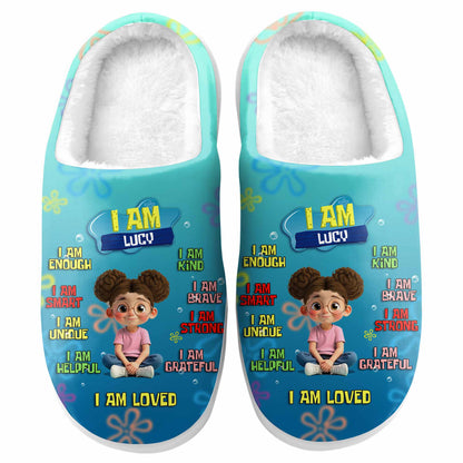 I Am Enough, I Am Kind, Empowering Messages With Flowers