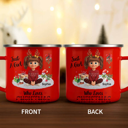 Just A Girl Who Loves Christmas, Hot Chocolate, and Gifts