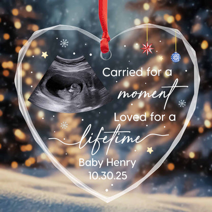 Carried For A Moment, Loved For A Lifetime, Ultrasound Ornament