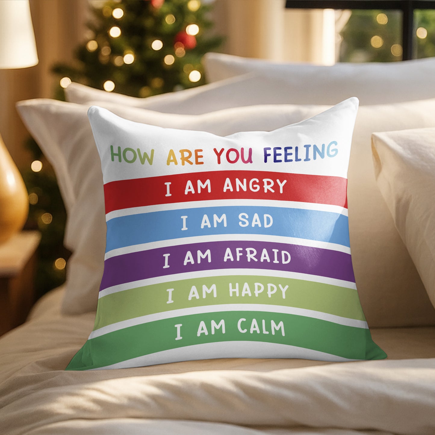 How Are You Feeling, Emotional Awareness Pillow