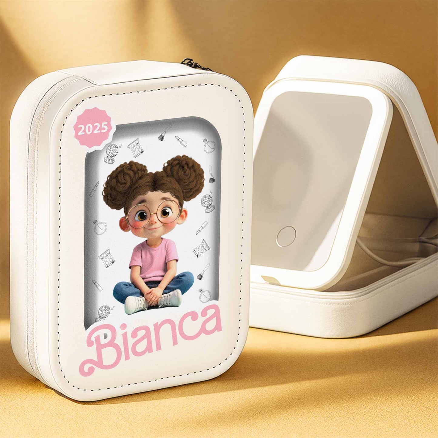 Inspire Creativity With Cartoon Girl And School Elements