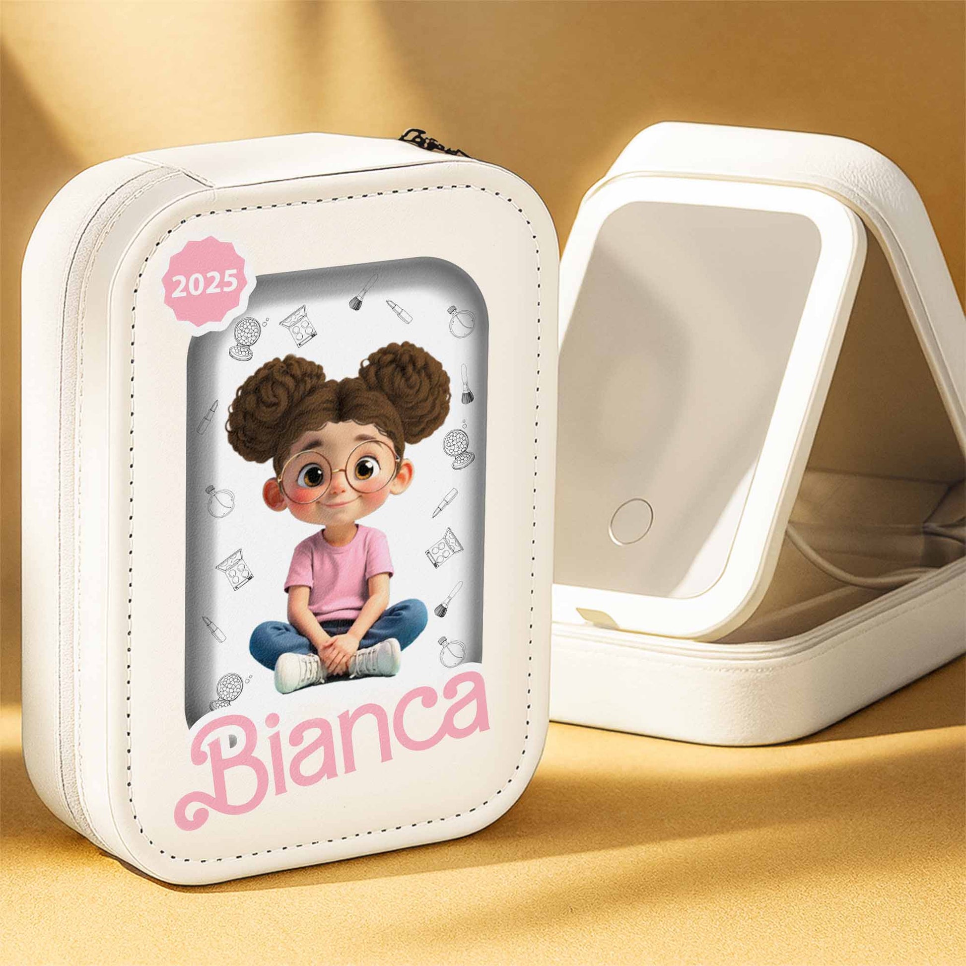 Inspire Creativity With Cartoon Girl And School Elements