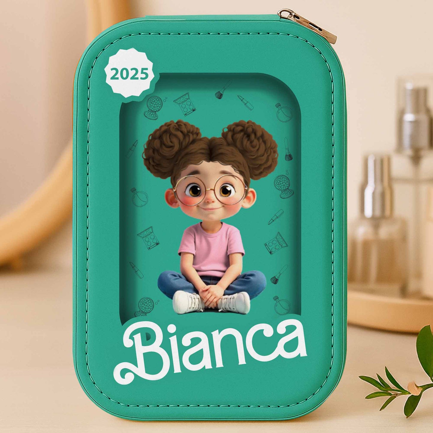 Inspire Creativity With Cartoon Girl And School Elements