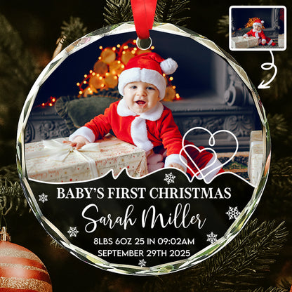 Baby's First Christmas Celebration With Tree And Gifts