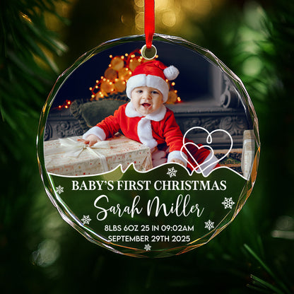 Baby's First Christmas Celebration With Tree And Gifts