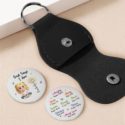 God Says I Am Amazing, Strong, Girl With Flowers