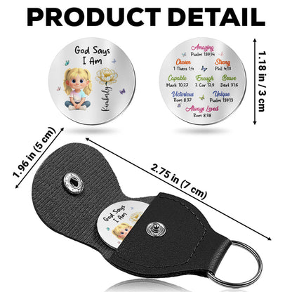 God Says I Am Amazing, Strong, Girl With Flowers