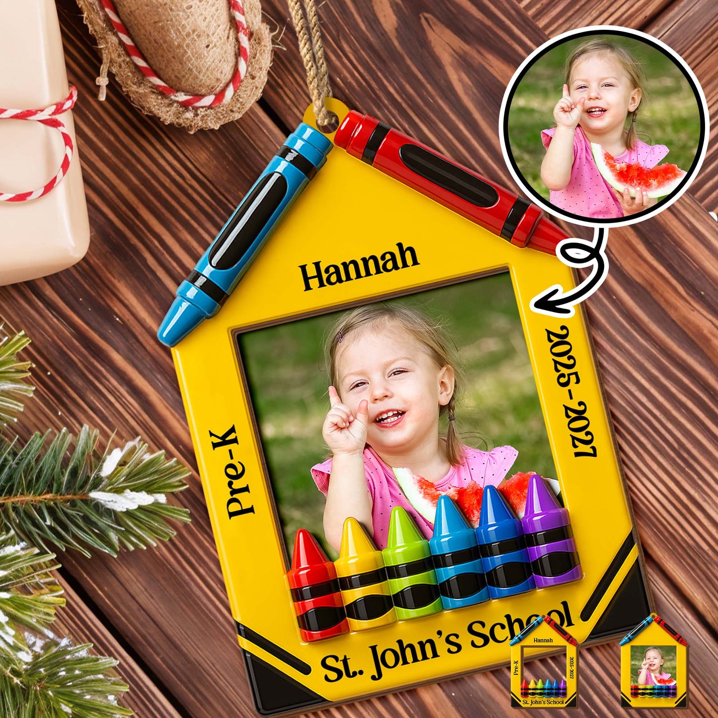 Celebrate Your Child's Preschool Milestone, Crayons And Pen