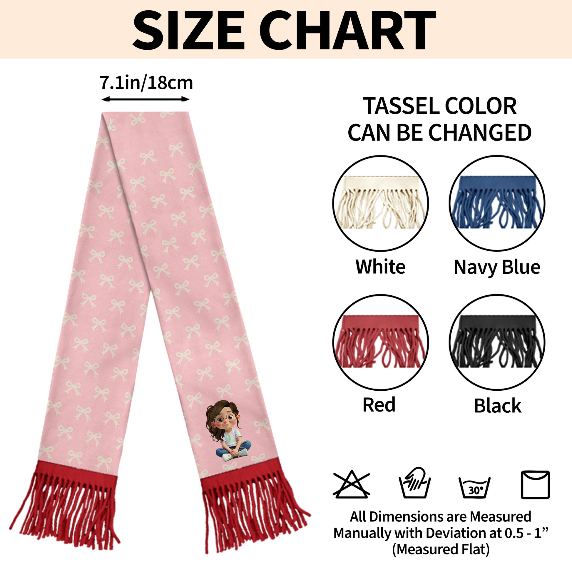 Sweet Animated Girl And Rose Design