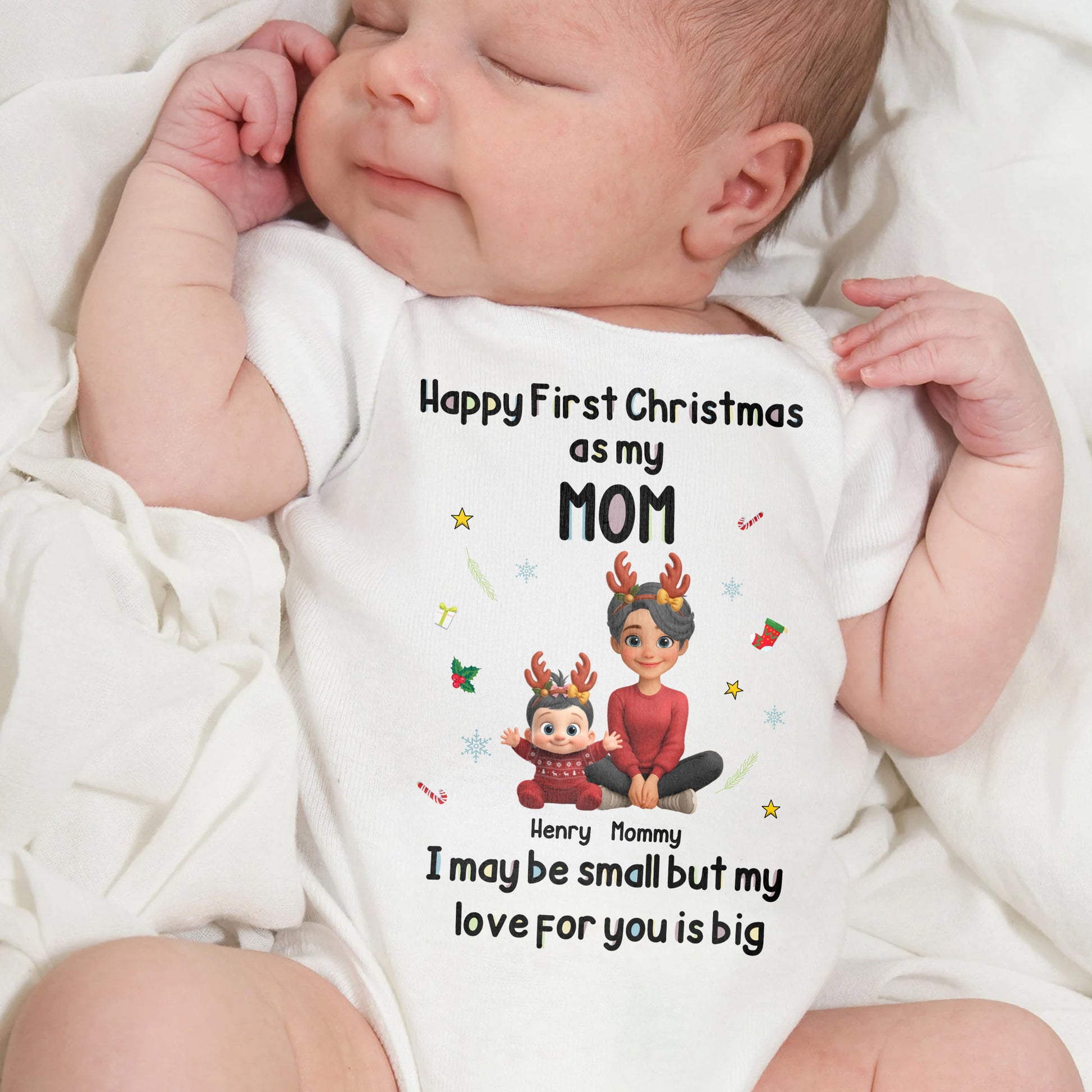 Happy First Christmas, Love From A Small One