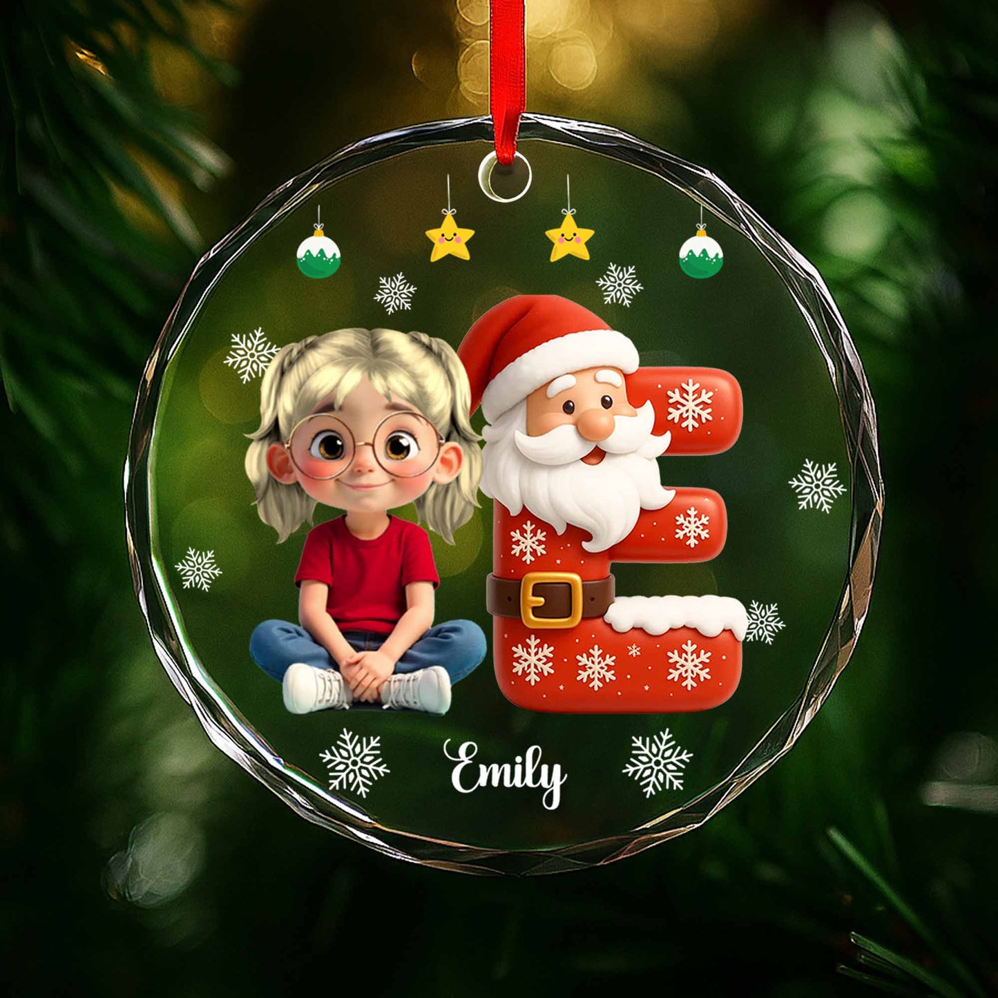 Create A Magical Christmas Memory With Santa And A Young Girl