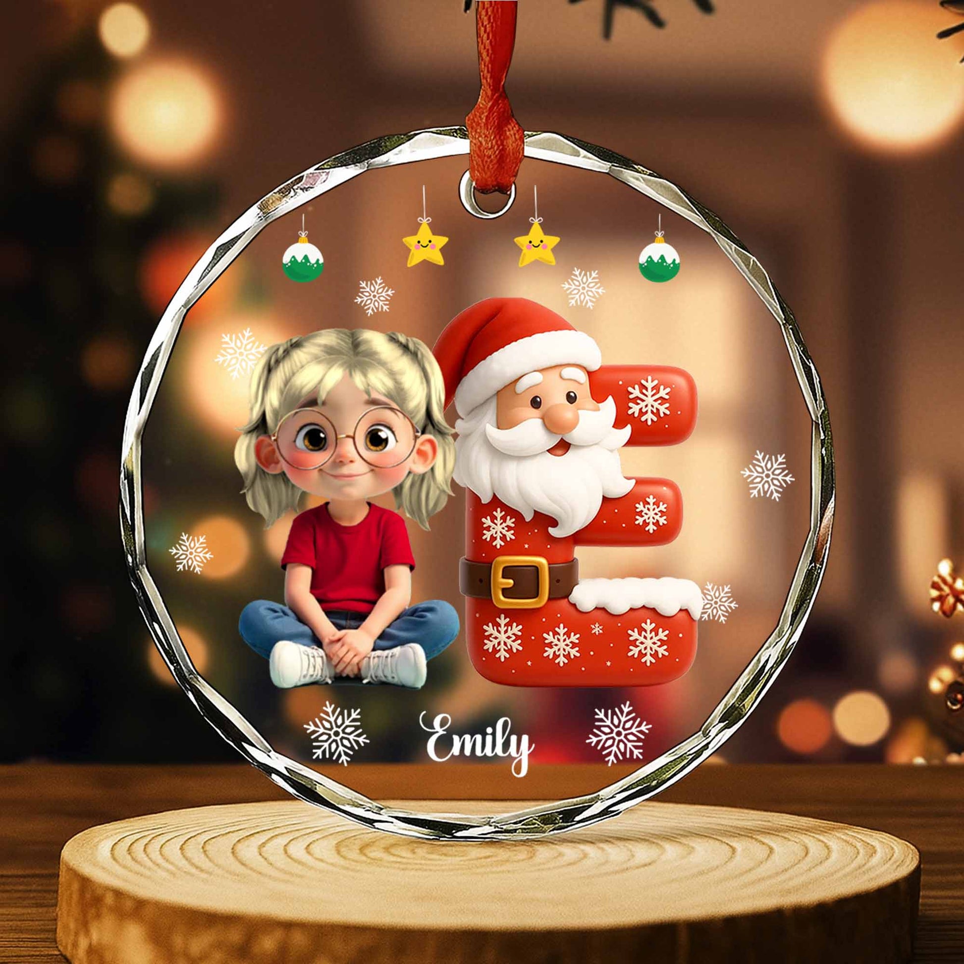 Create A Magical Christmas Memory With Santa And A Young Girl