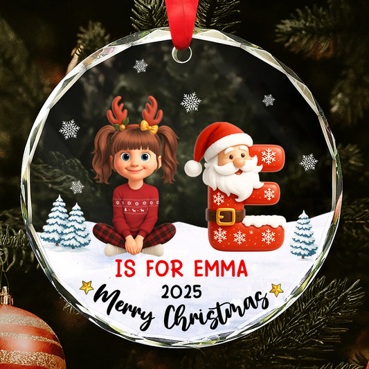 Merry Christmas With Santa Claus And Snowflakes