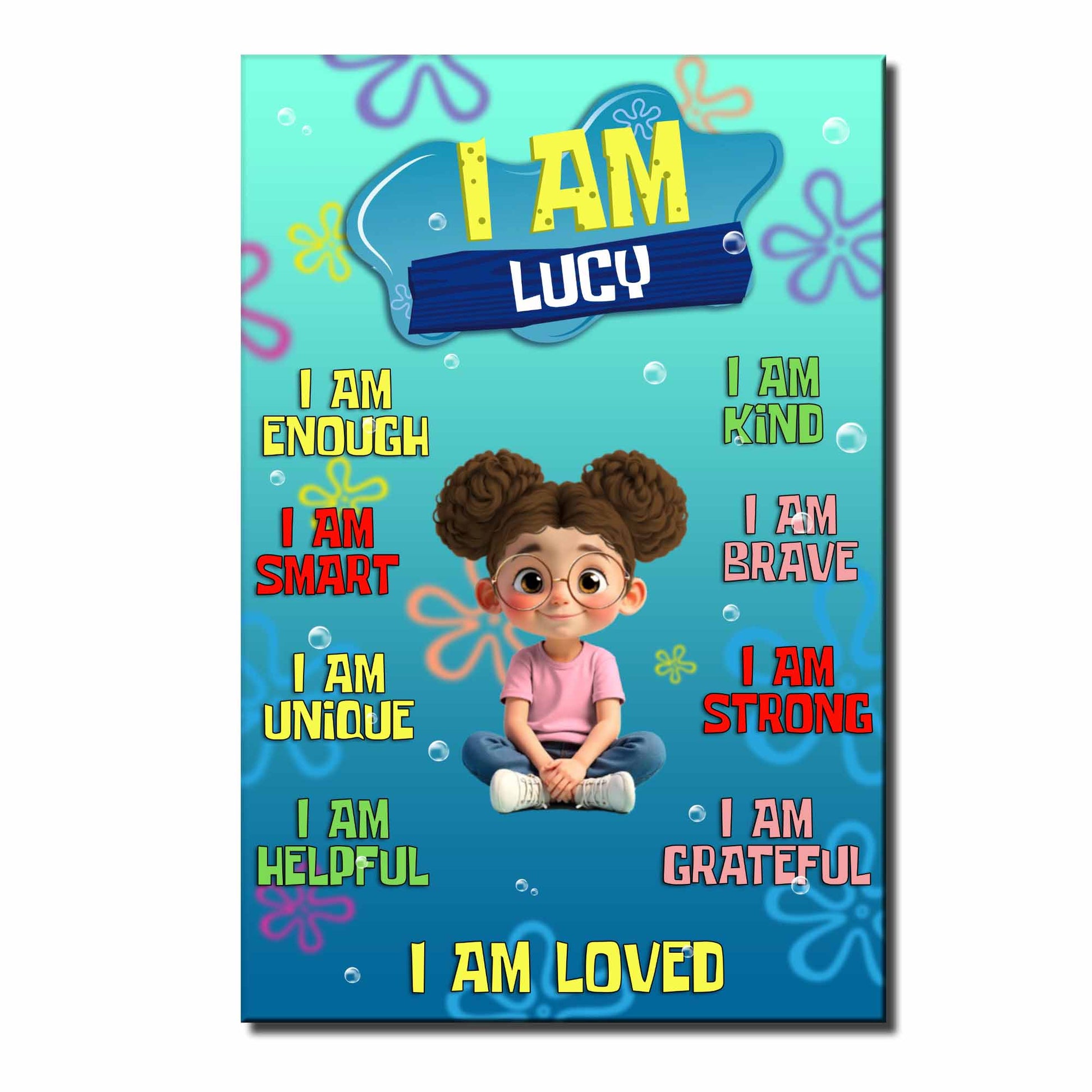 I Am Loved, A Confidence Building Poster For Daughter