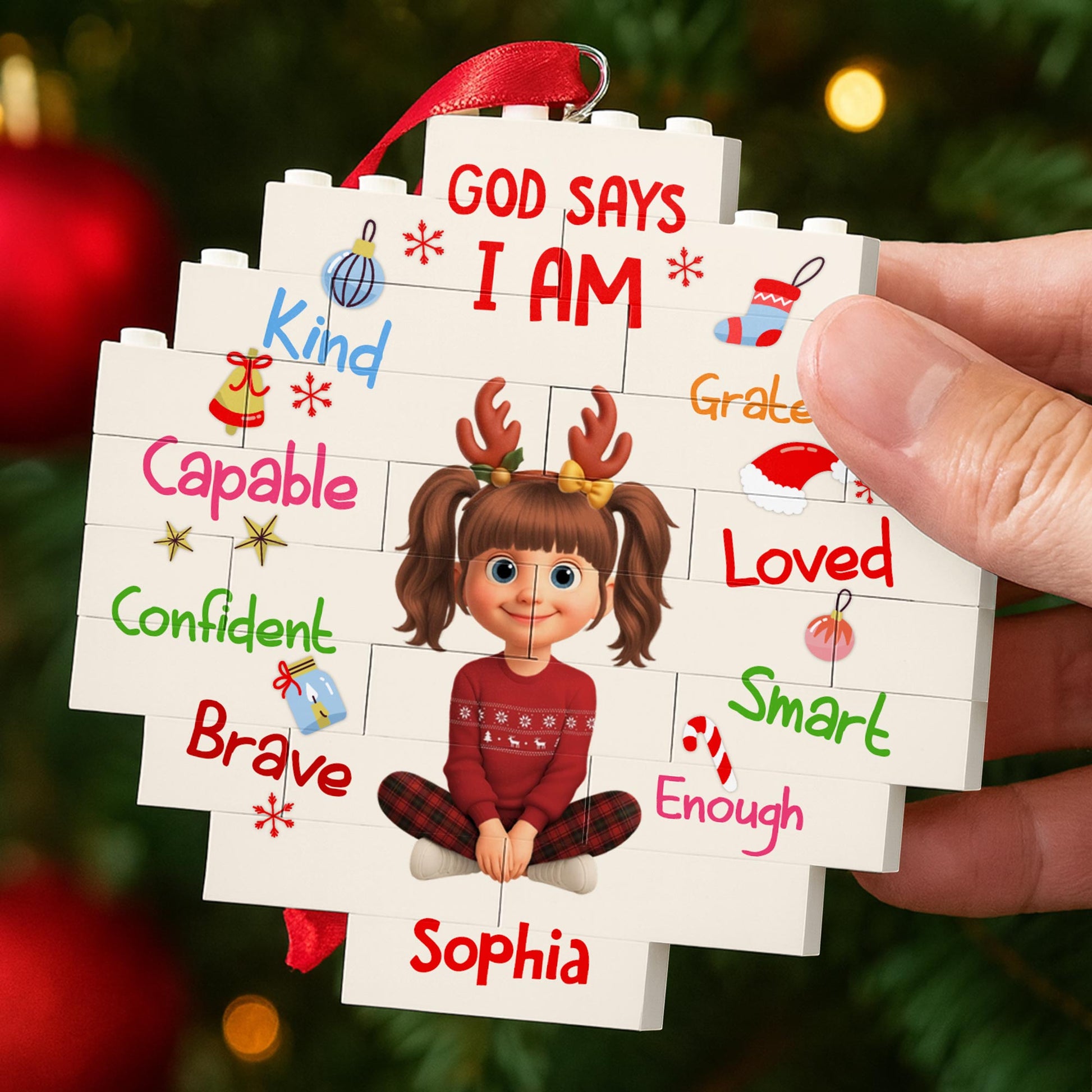 God Says I Am Kind, Capable, Loved, Smart Puzzle