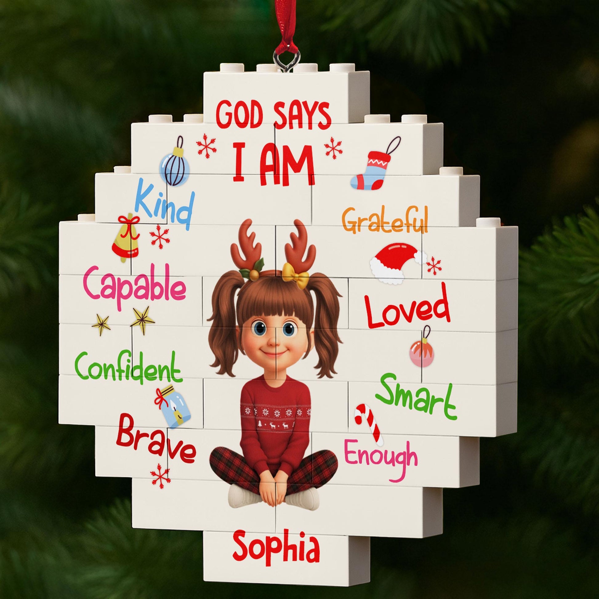 God Says I Am Kind, Capable, Loved, Smart Puzzle