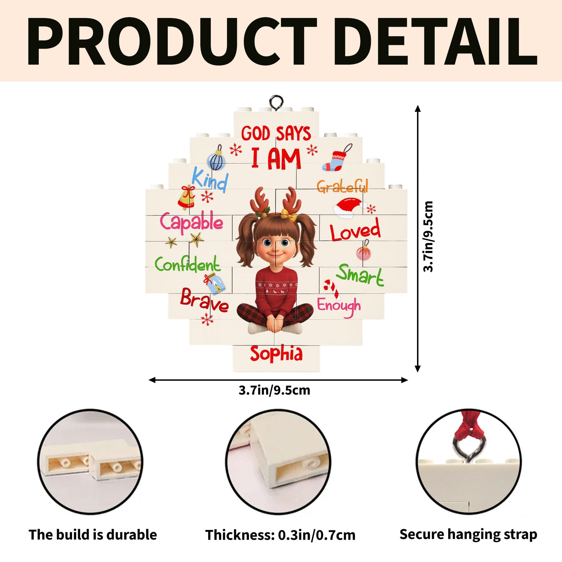 God Says I Am Kind, Capable, Loved, Smart Puzzle